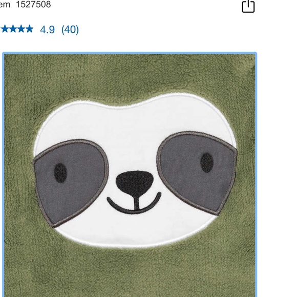 Adorable sloth 4 piece infant set - Picture 5 of 5